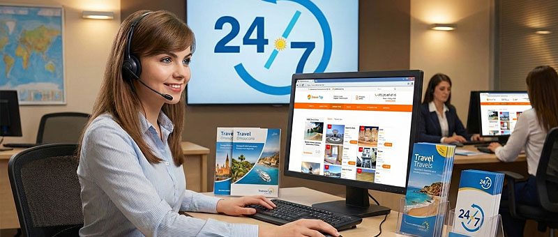 Поддержка туристов 24 на 7